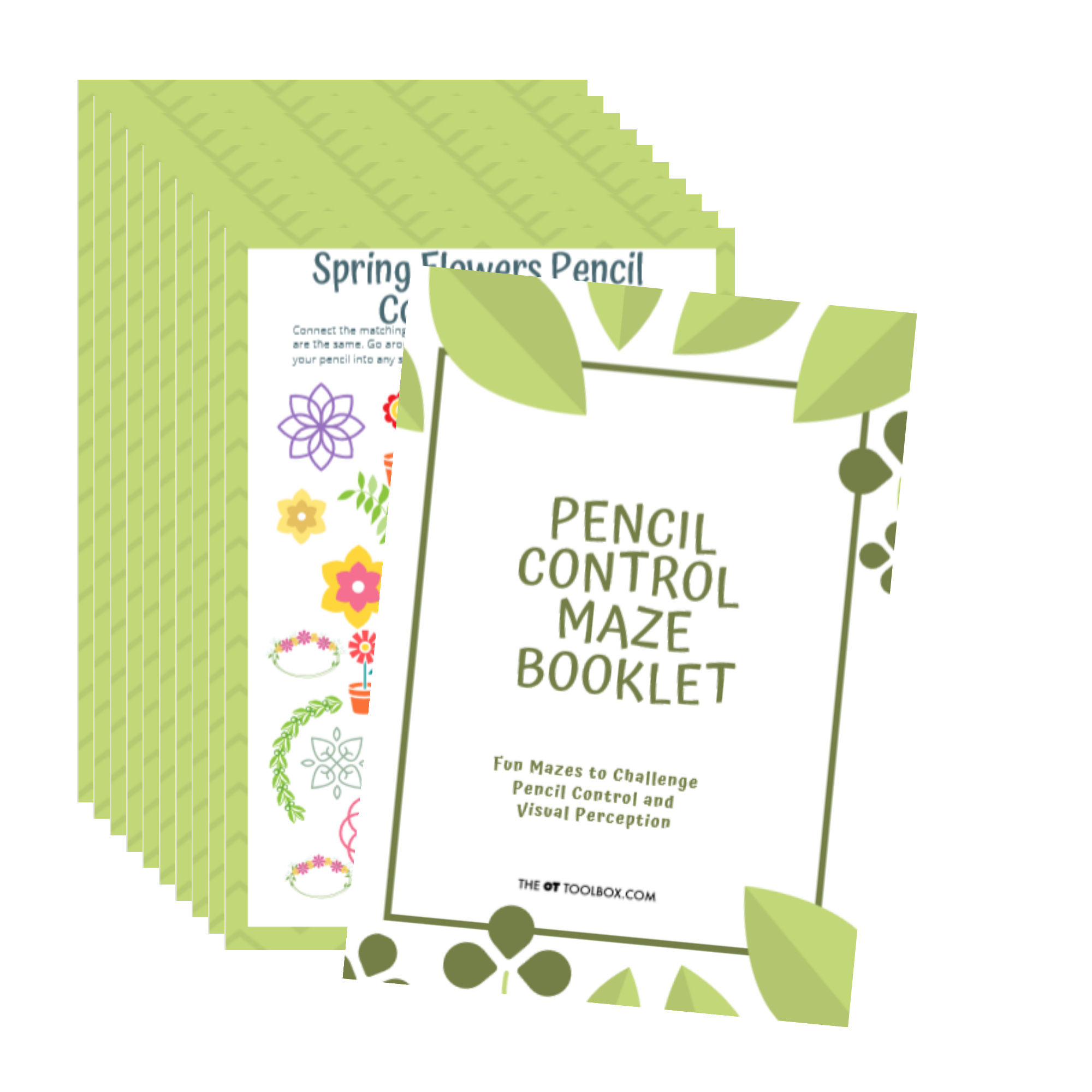 Pencil control eye hand coordination workbook